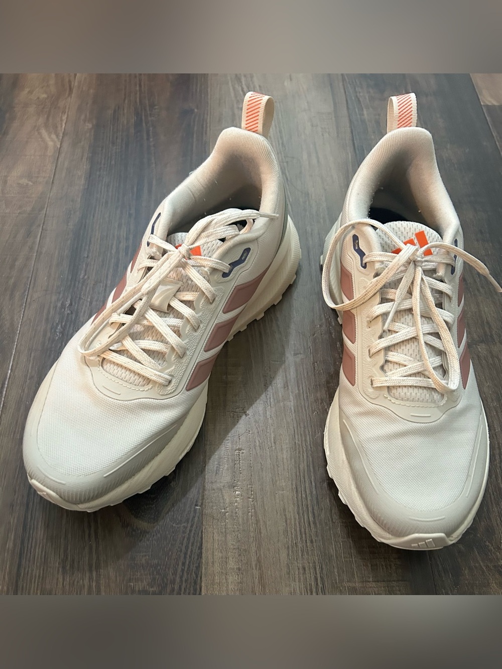 Adidas Runfalcon 5 TR W Women's Shoes Water Repellent Ortholite Pink Beige W9.5